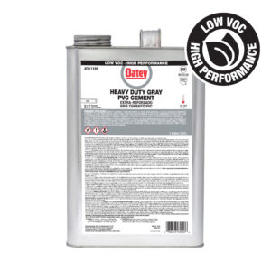 Cement przemysłowy CPVC Oatey 32oz EP42 Heavy Duty szary