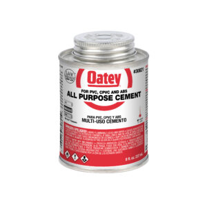 Uniwersalny bezbarwny cement Oatey 8oz do ABS, PVC i CPVC
