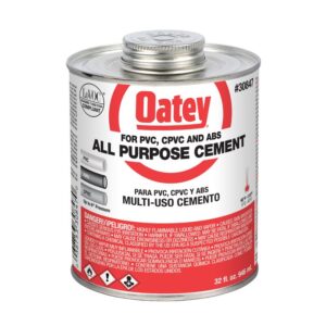 Uniwersalny bezbarwny cement Oatey do ABS, PVC i CPVC