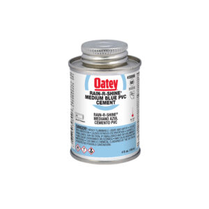 Oatey 4oz Rain-R-Shine Medium Blue PVC Cement