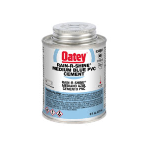 Oatey 8oz Rain-R-Shine Medium Blue PVC Cement