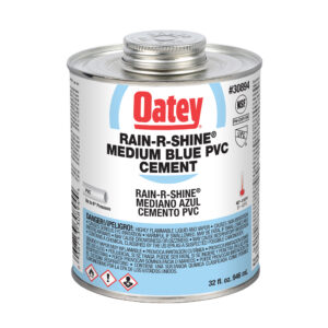 Oatey Rain-R-Shine Medium Blue PVC Cement