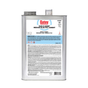 Oatey Galon Rain-R-Shine Średni niebieski cement PVC