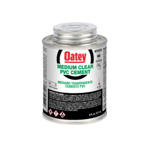 Średnio przezroczysty cement PVC Oatey 8oz