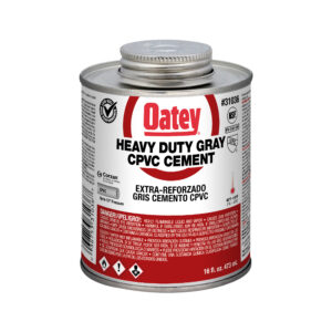 Oatey 32oz Heavy Duty Gray CPVC Cement