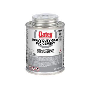 Wytrzymały szary cement PVC Oatey 8oz