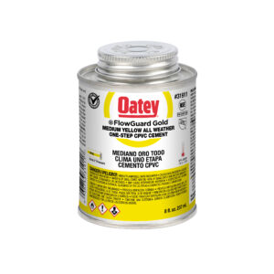 Oatey 8oz Cement CPVC Flowguard Gold na każdą pogodę